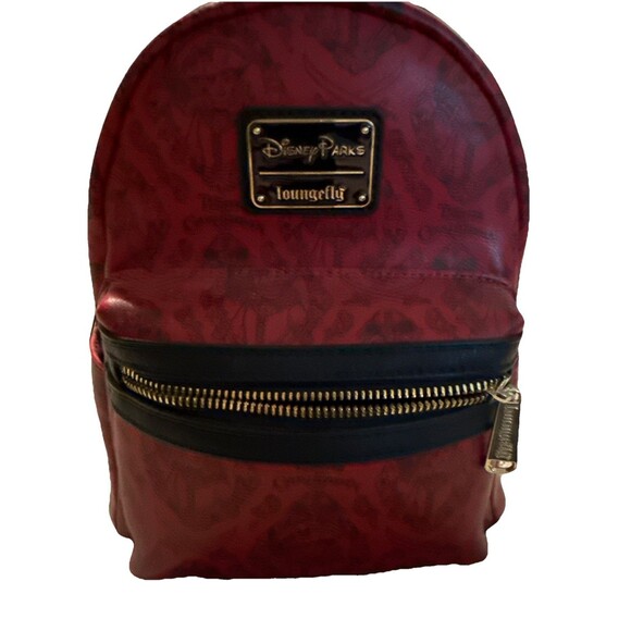 RARE Loungefly Disney Parks Exclusive Pirates Of The Caribbean Red Mini Backpack - Picture 6 of 6
